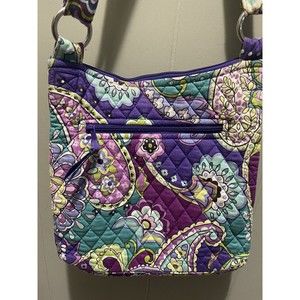 Vera Bradley Hipster Crossbody Heather Lavender Teal